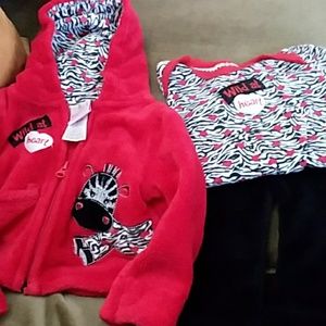 infant girls three piece outfit